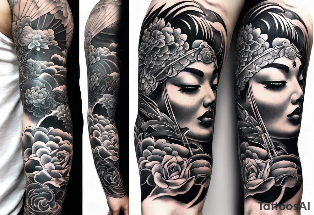 Japonese sleeve tattoo idea