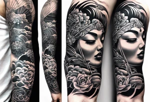 Japonese sleeve tattoo idea
