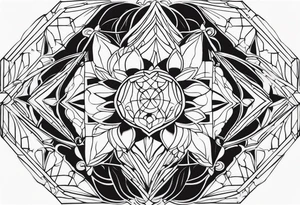 crystal tattoo idea