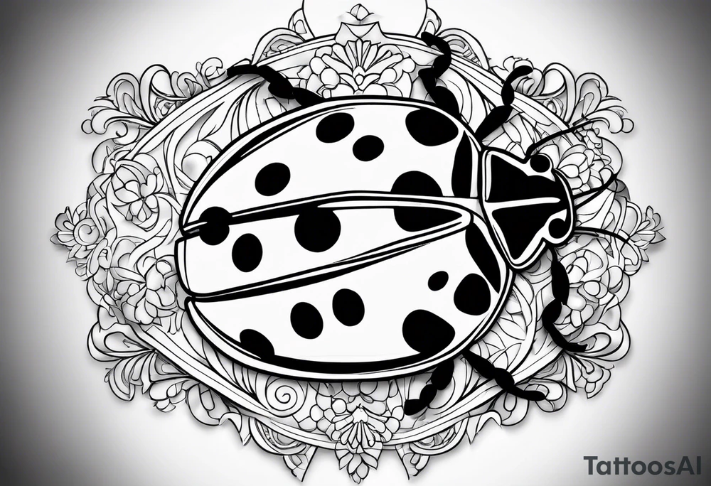 lady bug tattoo idea