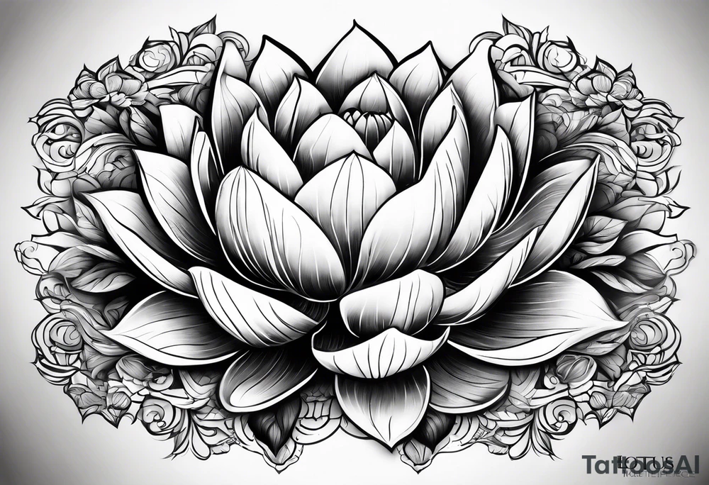 Lotusblüte tattoo idea