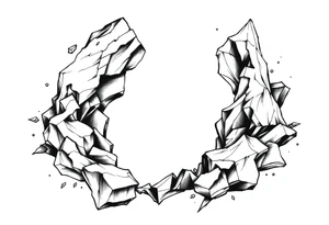 head breaking open into space tattoo idea
