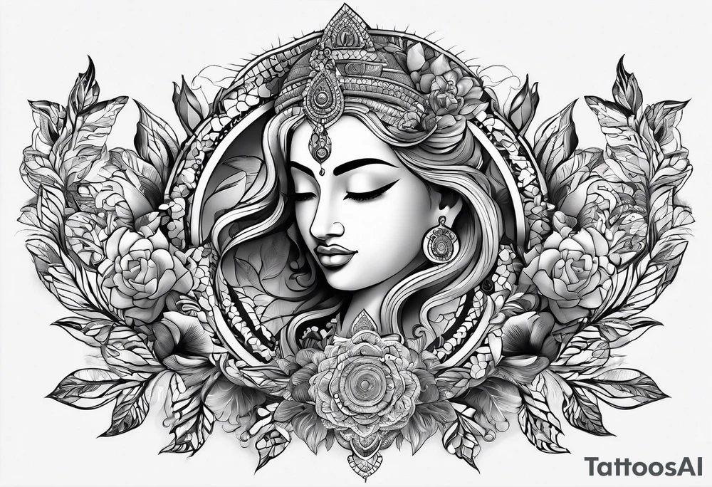 mindfulness chokra arm tattoo idea