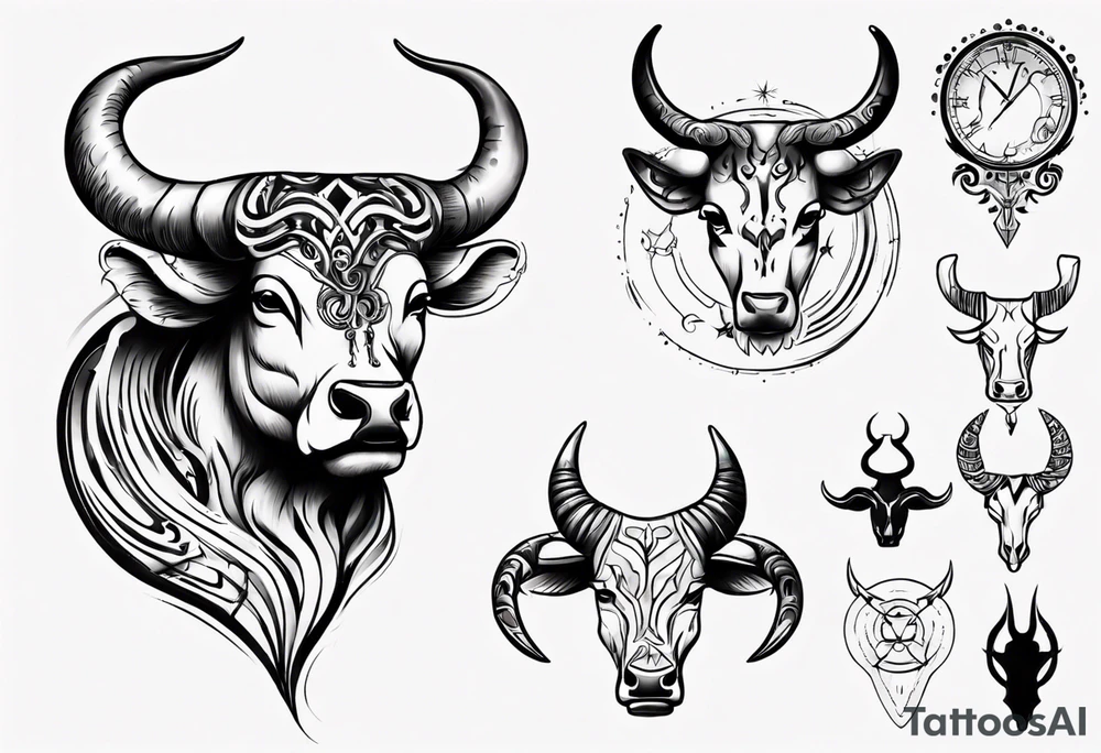 Taurus tattoo idea