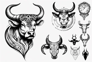 Taurus tattoo idea