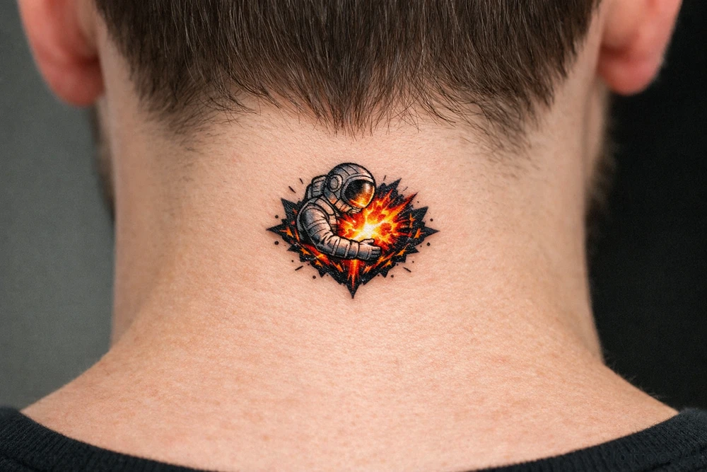 Fell in love with a dying star tattoo idea