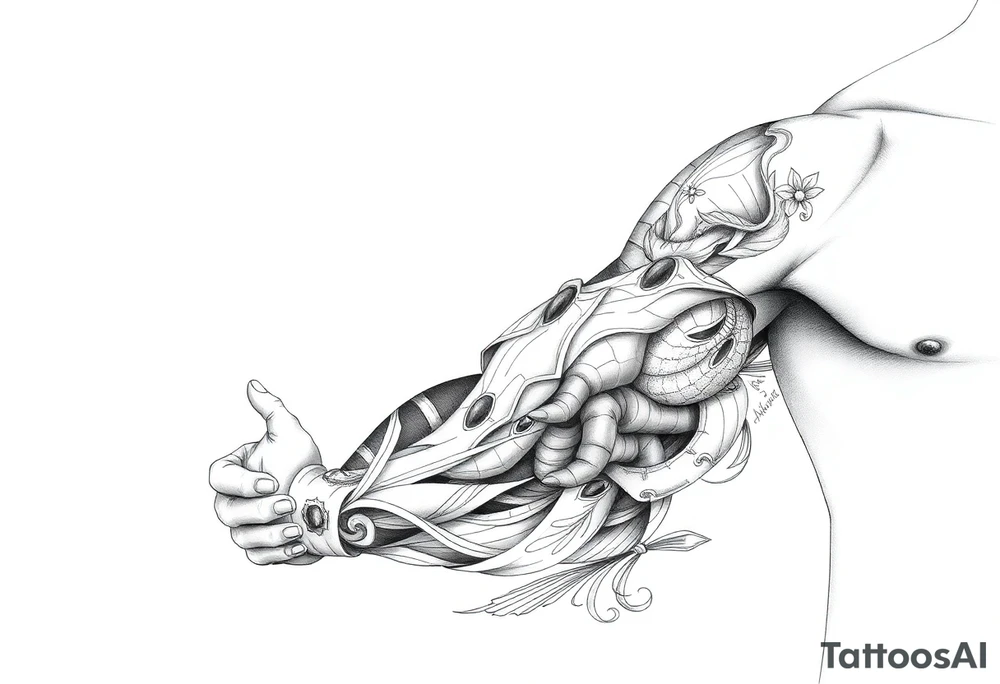 Something to honor my son James and daughter Norah tattoo idea