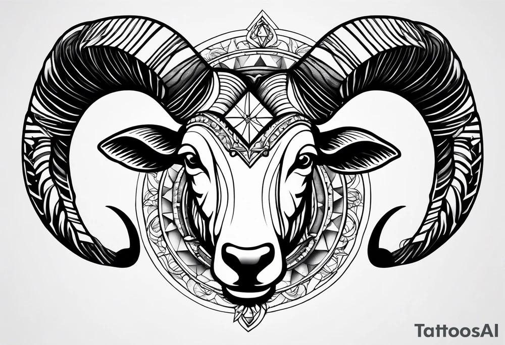 Aries constellation tattoo idea