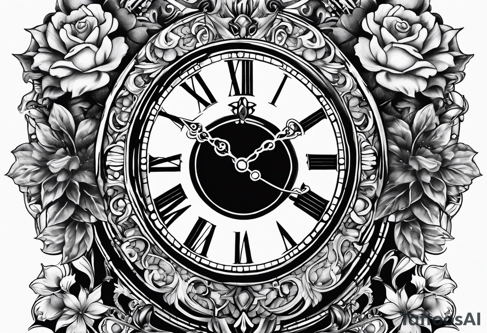 Clock tattoo idea