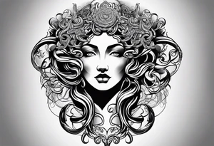 Medusa tattoo on arm for mens tattoo idea