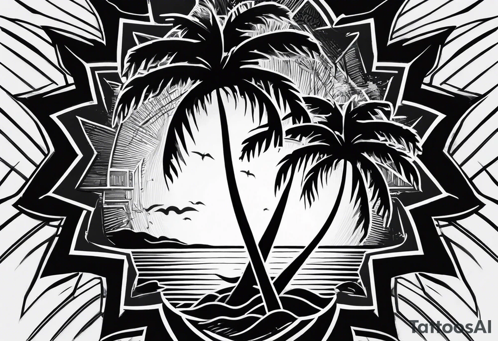 sunshine, palm tree for inner arm tattoo idea sunshine, palm tree for inner arm tattoo idea