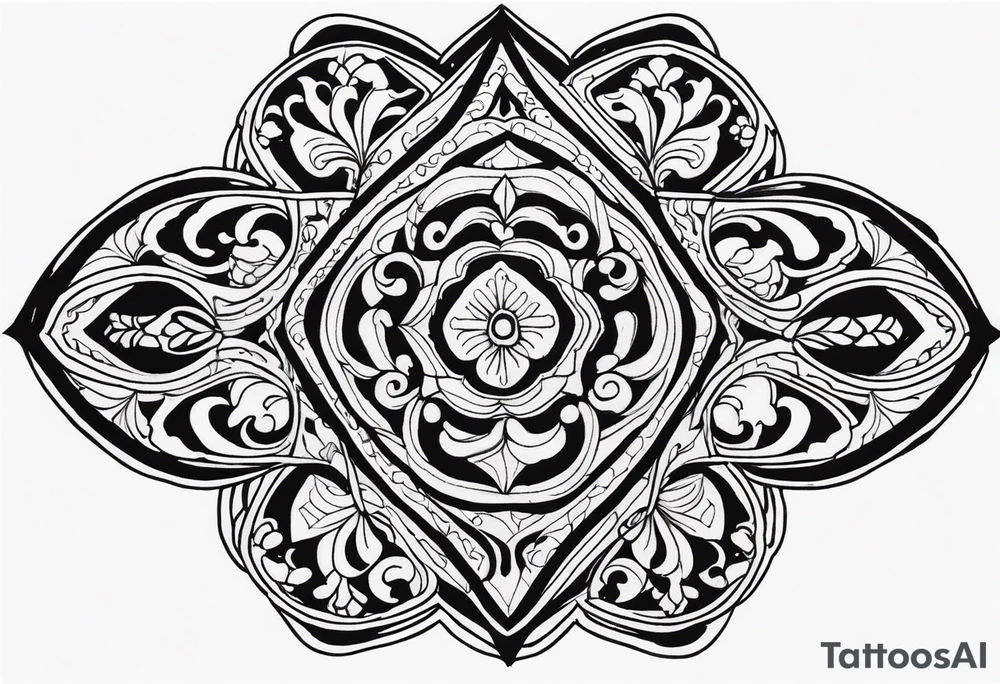 sicilian tattoo with a dark theme tattoo idea