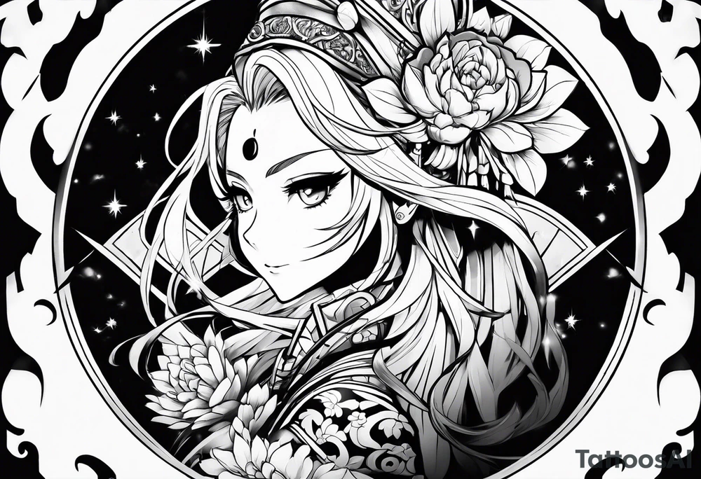 Anime japonais tattoo idea