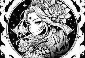 Anime japonais tattoo idea