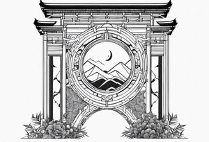 Lempuyang gates to heaven tattoo idea