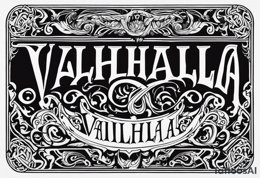 Valhalla tattoo idea