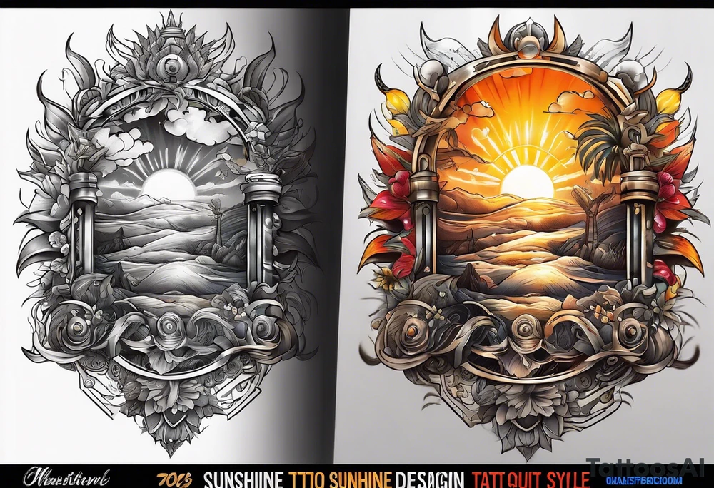 Sunshine tattoo idea