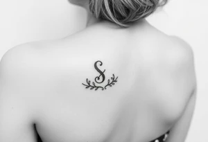 Partnertattoo für Ehepaar auf der hand, dazu den Anfangsbuchstaben S von dem gemeinsamen Nachnamen tattoo idea