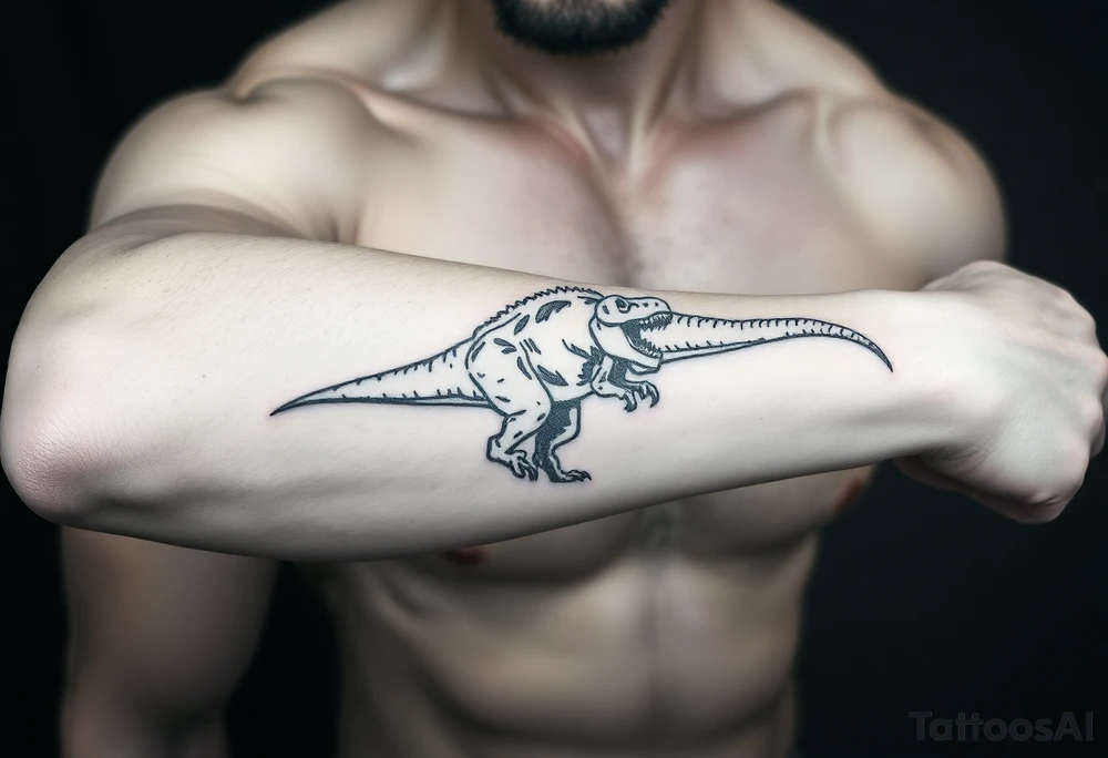 dinosaur tattoo idea