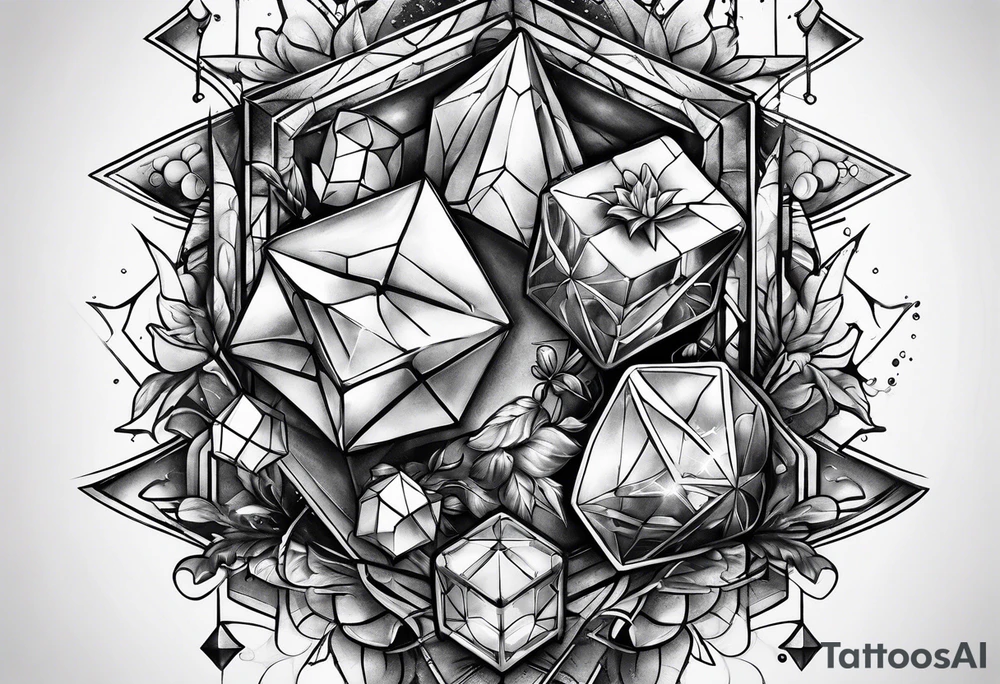 Ice Cubes tattoo idea