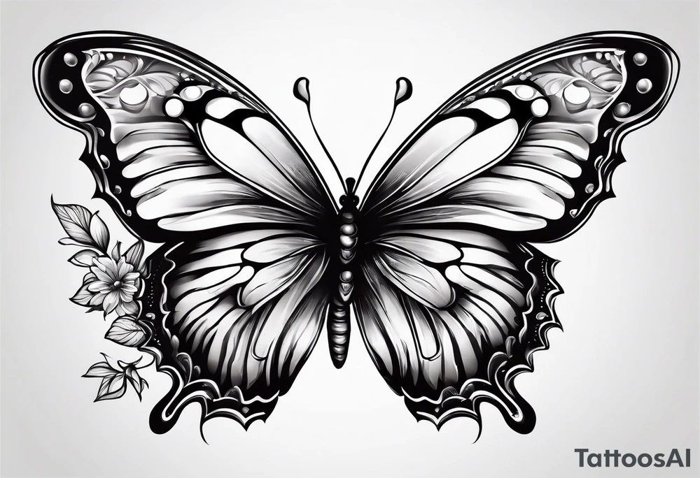 Butterflies tattoo idea