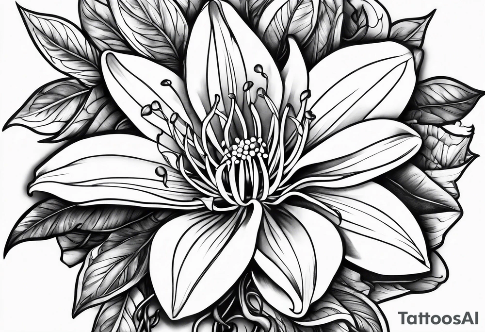 Honeysuckle tattoo idea