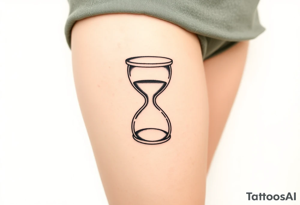 hourglass tattoo idea