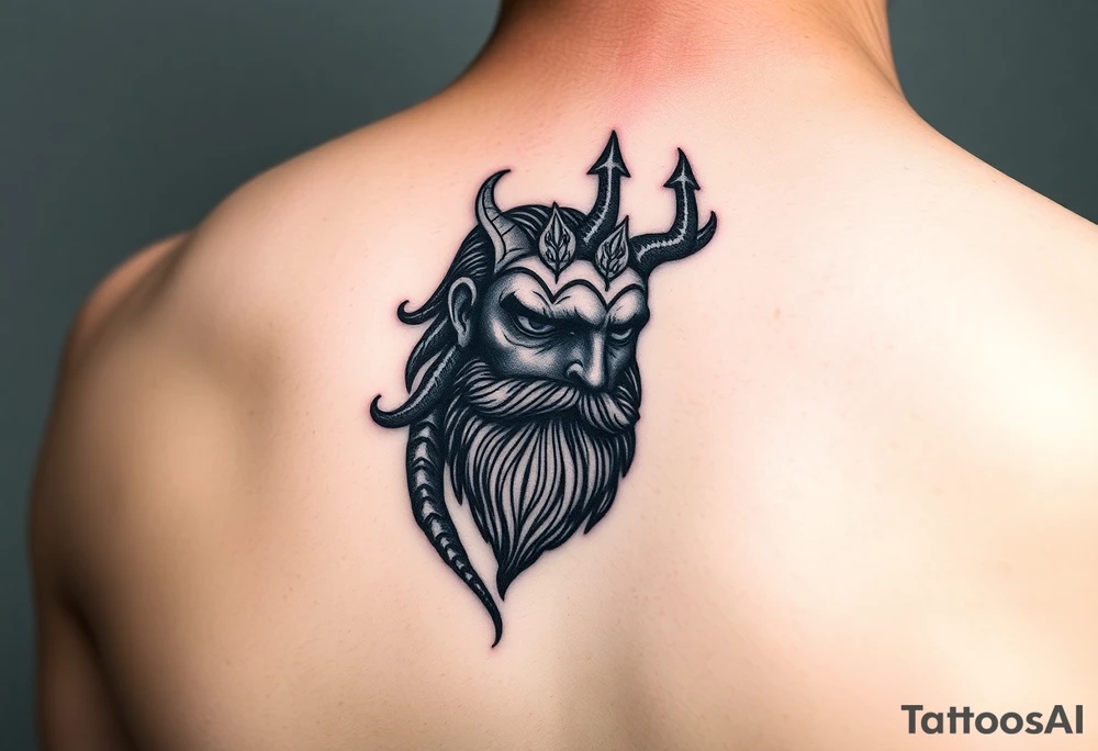 poseidon tattoo idea