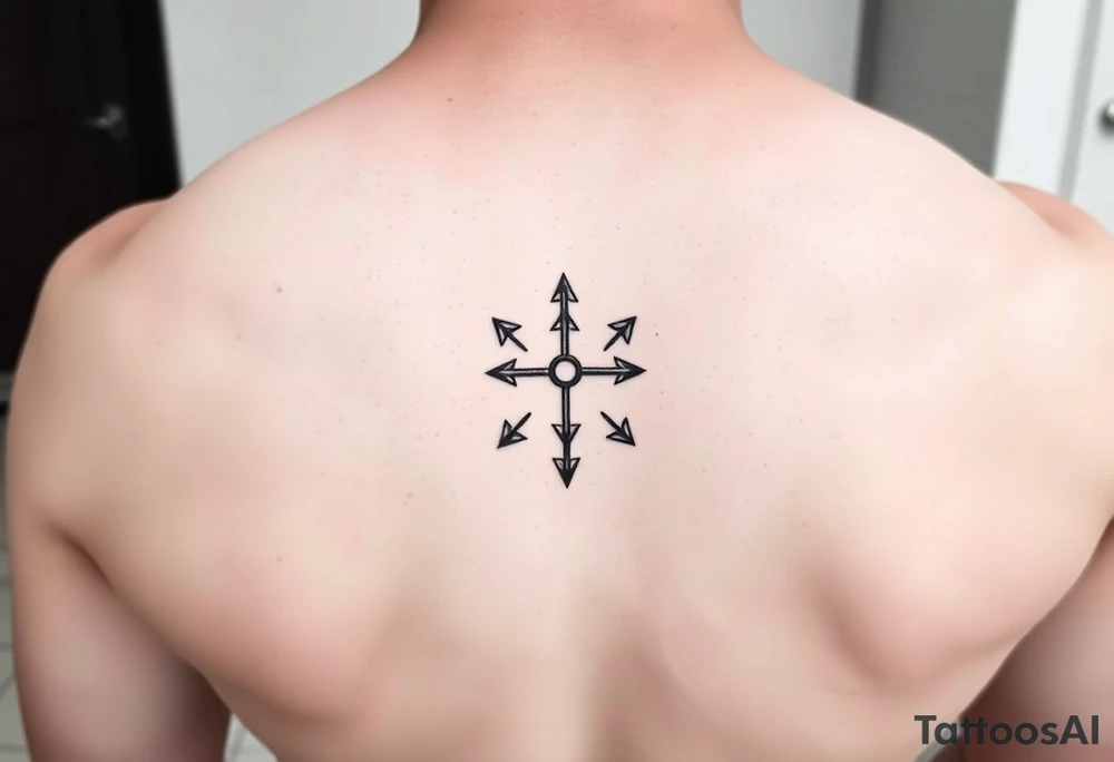 Symbols to represent the Sagittarius star sign tattoo idea