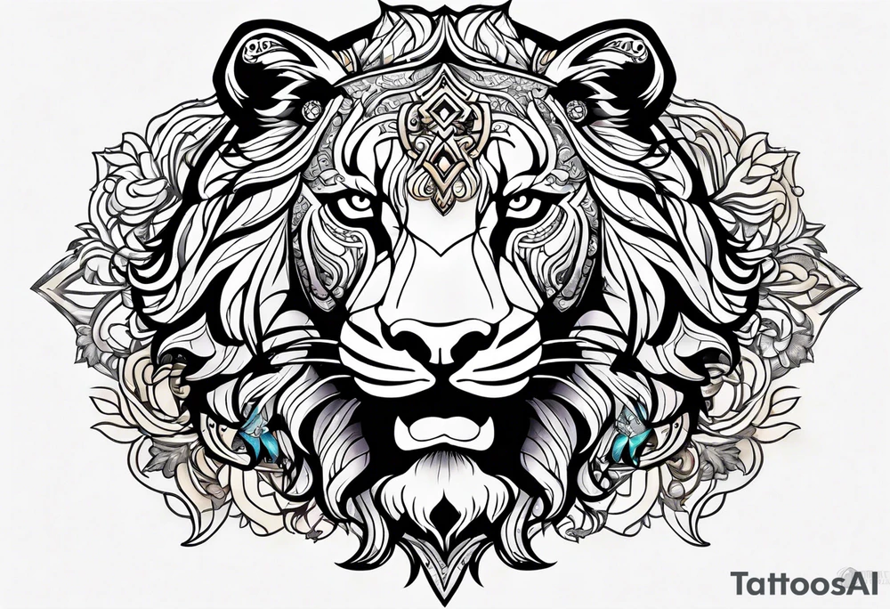 Leo tattoo idea