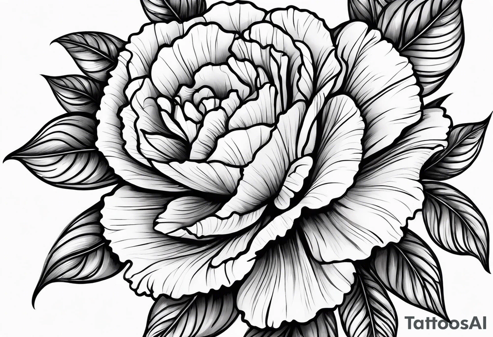 Carnation tattoo idea