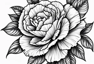 Carnation tattoo idea