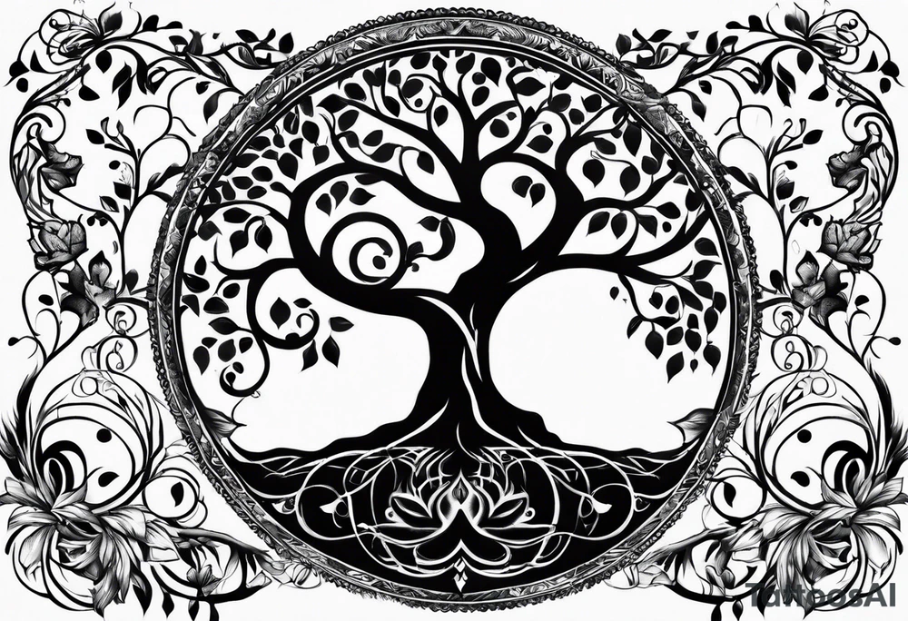 tree of life tattoo idea