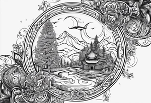 a one or two line script of the sentence 'Someday we will all be Free' tattoo idea