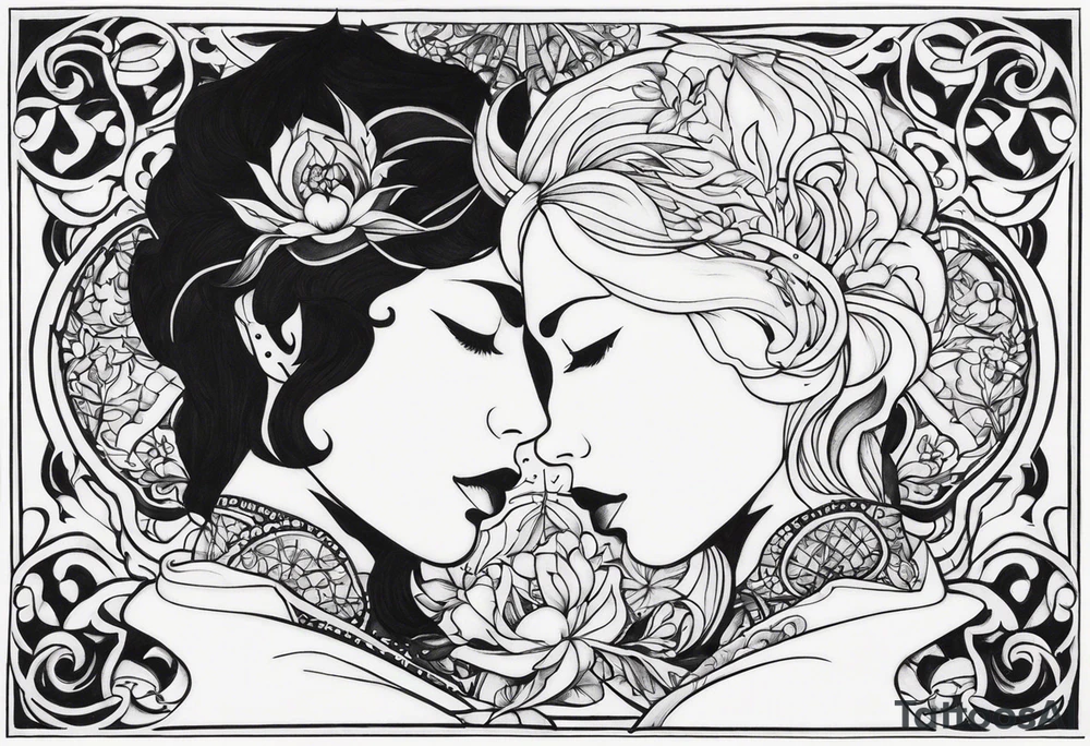 peace and war tattoo idea