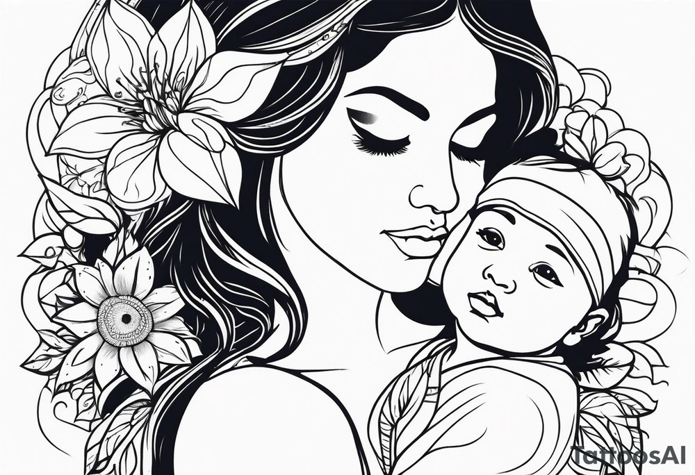 mothers love tattoo idea