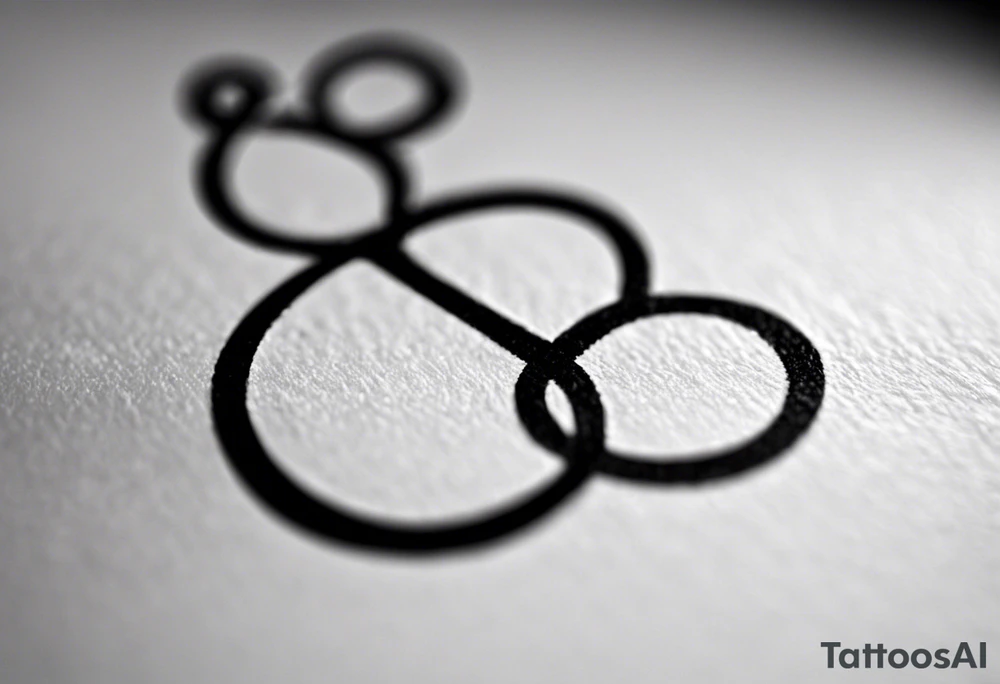 Eternity Symbol: A delicate, outlined infinity symbol as the foundation of the tattoo. 
Puzzle Piece: One small, outlined puzzle piece placed along one of the loops of the eternity symbol (typically on the lower curve or where the lines cross in the middle). 
Handwritten Text: Your sister’s words, “to my favorite sister,” can flow along the curve of the infinity symbol, following its shape. 

Positioned horizontally on your ankle for a balanced look. tattoo idea