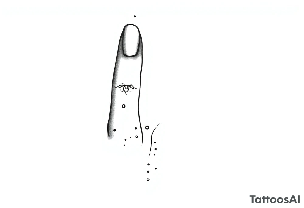 finger tattoo on the finger tattoo idea