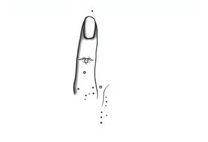 finger tattoo on the finger tattoo idea