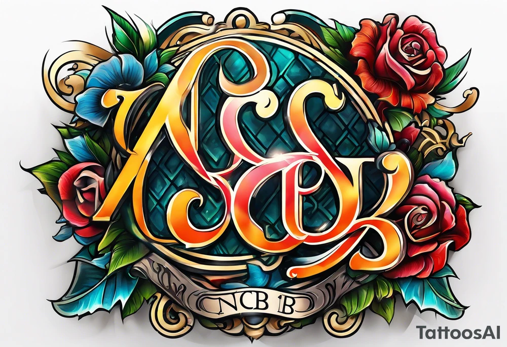 NCJB letters tattoo idea