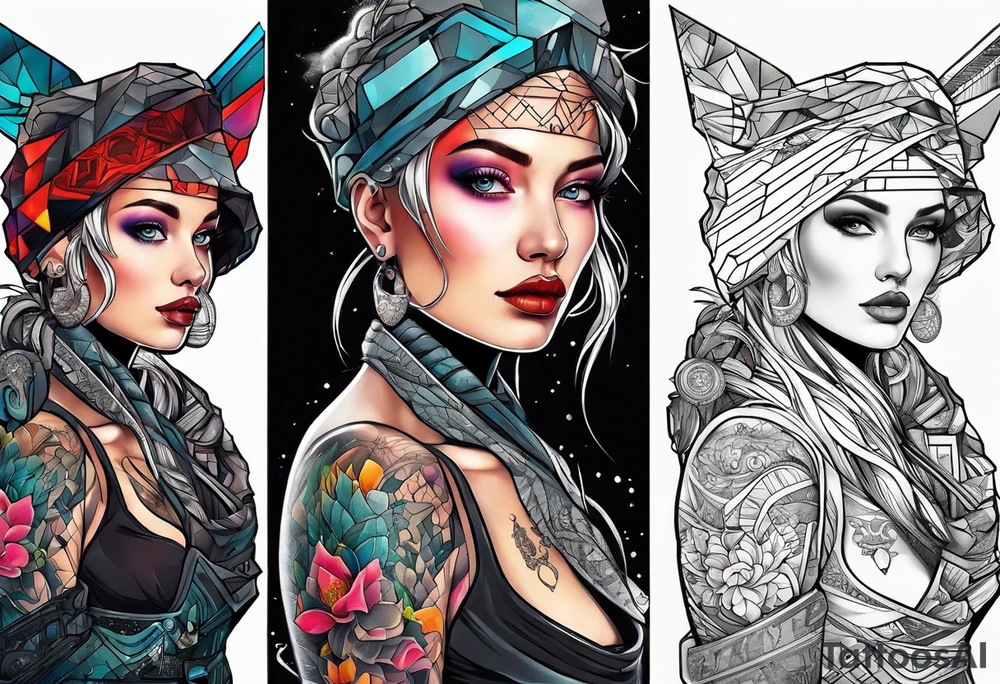 neuromancer tattoo tattoo idea