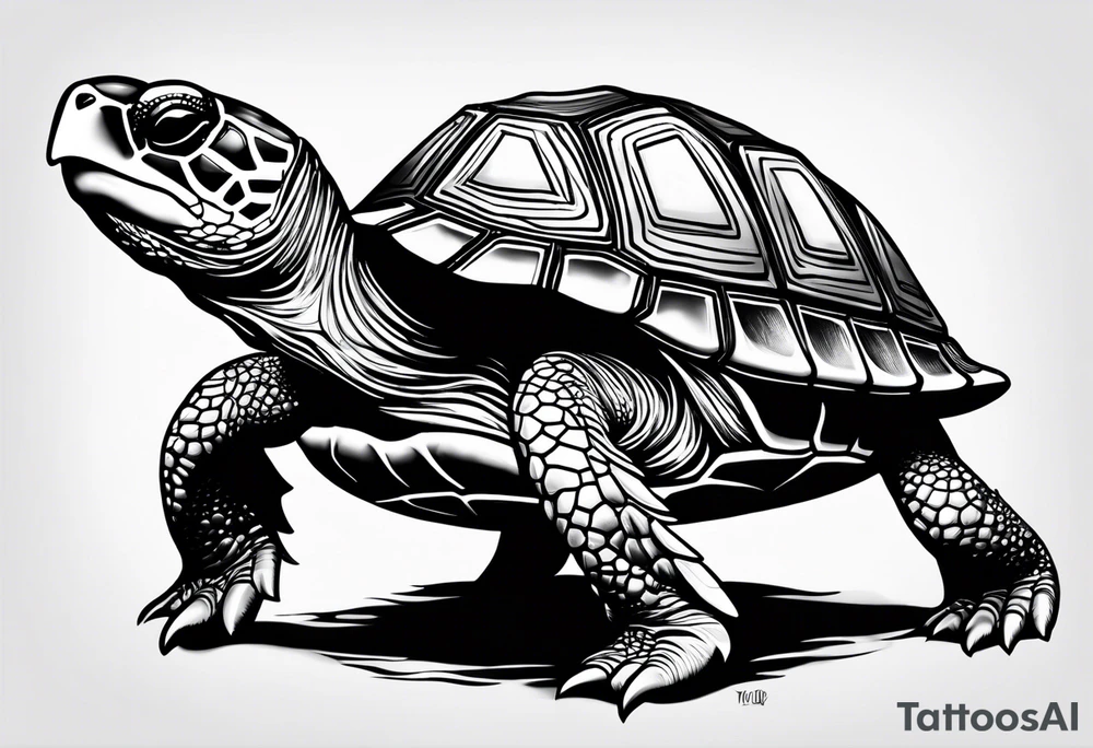Turtle with the name Taylor in it tattoo idea