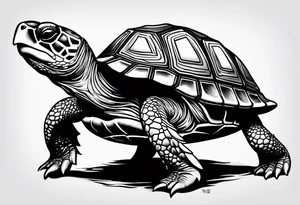 Turtle with the name Taylor in it tattoo idea