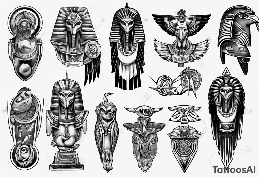 the legend horus tattoo idea