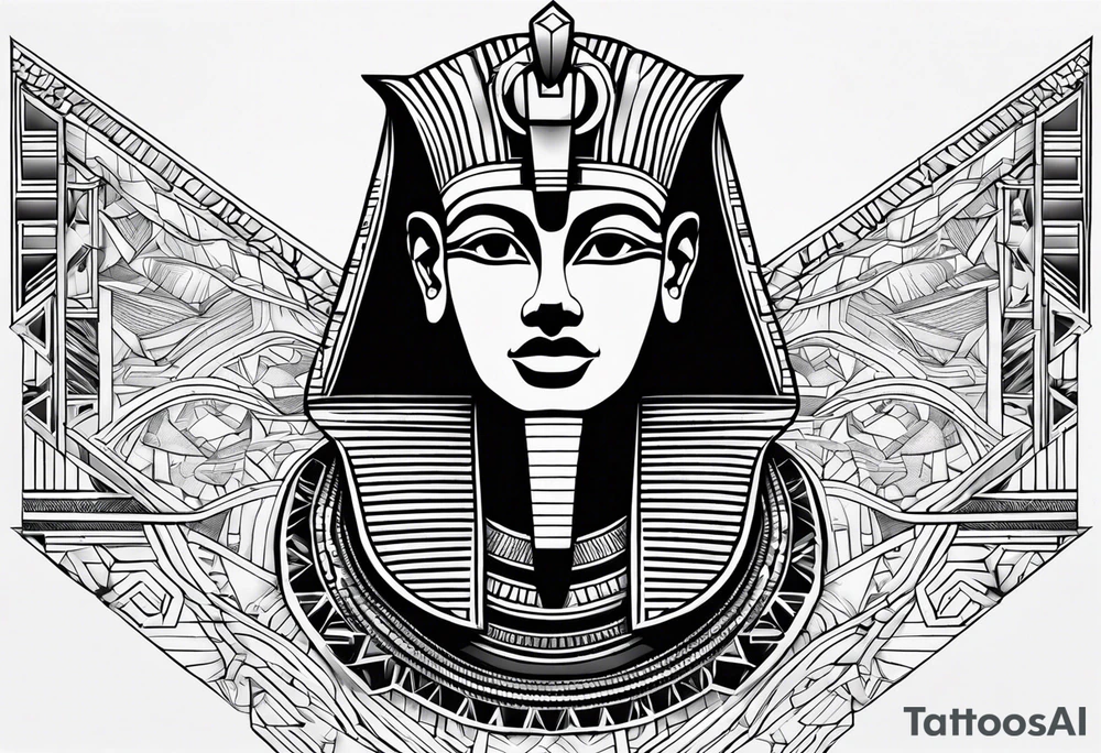 Pharaoh tattoo idea