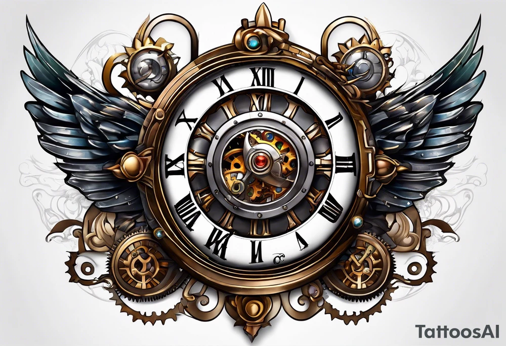 Steampunk tattoo idea
