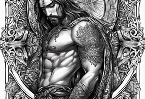 “Let me let them know your name let me let them know the pain” 
Biblical cross tattoo idea