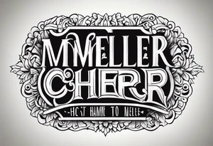 Something on the hole back of the forearm for my parents named Cheri and rob or something to do with my last name Moeller tattoo idea