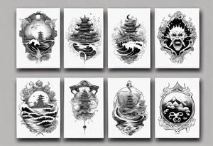 Wasser Geist tattoo idea