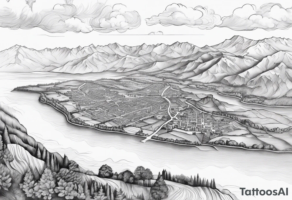 Bosnian Borders:
"Let the outline of Bosnia and Herzegovina’s borders be the central focus of the tattoo. Use thin lines to draw the country’s shape, making it clear and elegant."
"Place the map centrally, symbolizing your connection to the homeland." tattoo idea